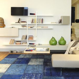 tappeto moderno patchwork decolorato , sartori rugs , tappeti sartori a rimini , tappeti moderni a rimini