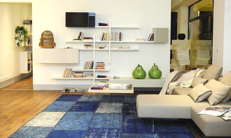 tappeto moderno patchwork decolorato , sartori rugs , tappeti sartori a rimini , tappeti moderni a rimini